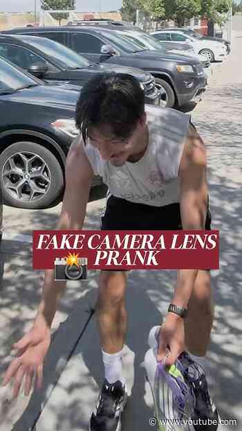 📸 FAKE CAMERA LENS PRANK