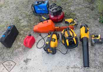 Police say 'expired permit' stop in North Bay uncovered fentanyl, cocaine and stolen tools