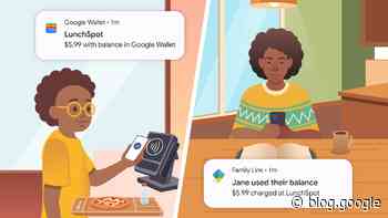 Parents can now send money to their kids on Google Wallet.