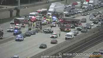 Driver charged with murder, kidnapping in Dan Ryan wrong-way crash