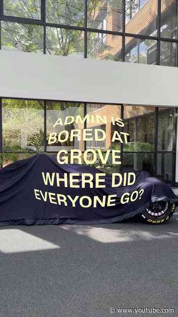 A Brand New Day at an empty Grove but Admin’s holding it down 💙😭 #f1
