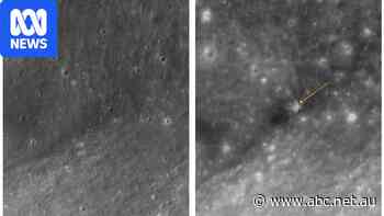 First images show Moon's fresh crater after stray rocket impact