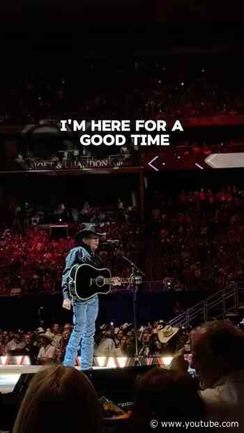 Coming to you #StraitFromTheStage with #HereForAGoodTime! 🤠