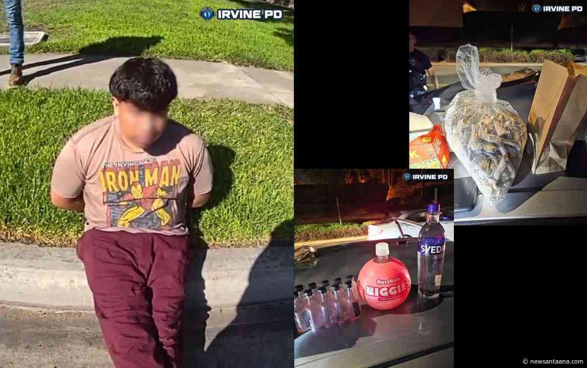 Santa Ana man arrested in Irvine for selling drugs and booze to minors via social media