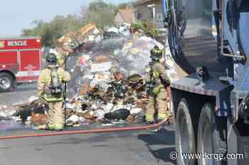 Albuquerque officials warn people to be careful what they throw in trash after two garbage trucks catch fire