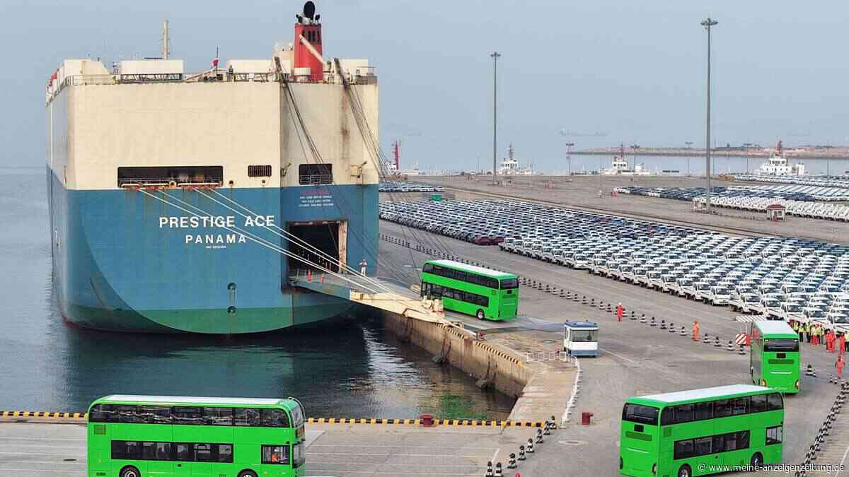 Chinas Exporte nach Deutschland steigen weiter kräftig