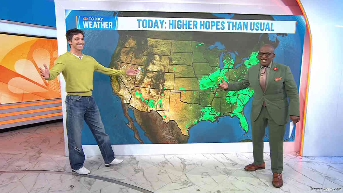 Role Model Surprises TODAY by Crashing Al Roker’s Weather Segment