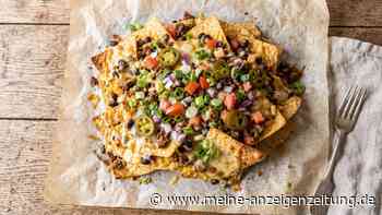 Loaded Nachos mit Hackfleisch als Blitzrezept aus der Heißluftfritteuse