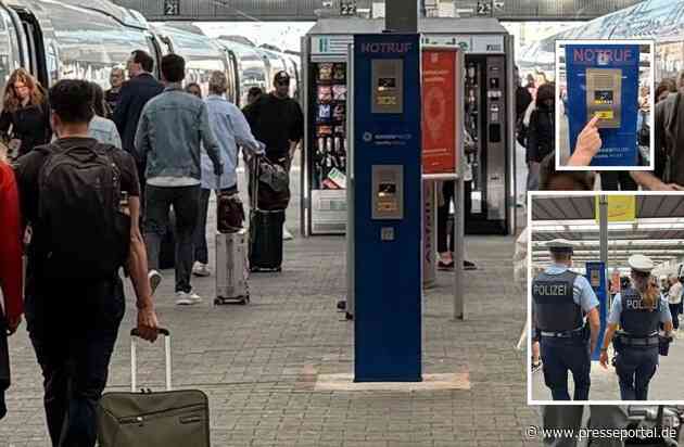 Bundespolizeidirektion München: Notruf per Knopfdruck / Schnelle Festnahme nach sexueller Belästigung