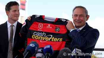 NRL fans savage Perth Bears $6million jersey launch - as it's blasted for being a Temu clone of rival code's Western Sydney Wanderers