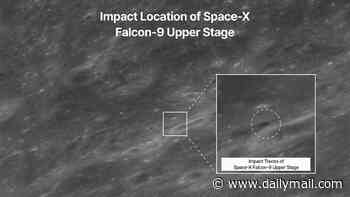See the damage left behind by SpaceX on the moon: Shocking photos reveal new lunar crater carved out by one of Elon Musk's discarded rockets