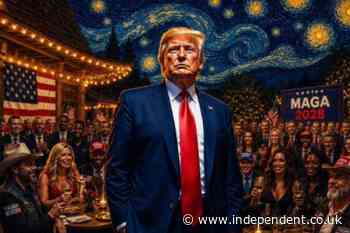 Trump posts Van Gogh-inspired meme of MAGA party under ‘Starry Night’ sky