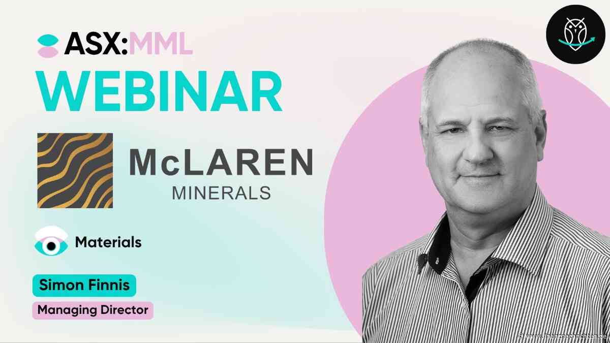 Webinar Replay: McLaren Minerals - CEO Simon Finnis über Titan, Zirkon und Seltene Erden