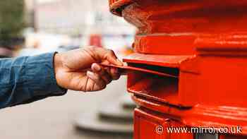 Royal Mail message to anyone posting cards in coloured envelopes