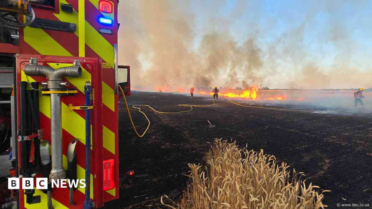 Firefighters praised during a demanding summer