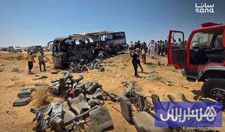 تفجير حافلة يخلف إصابات في دمشق