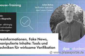 Verifikation Grundlagen - Desinformationen, Fake News, manipulierte Inhalte | dpa-Akademie