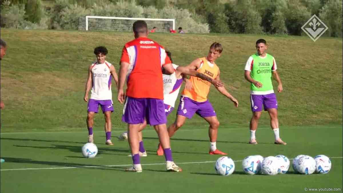Squadra in campo al Rocco B. Commisso Viola Park