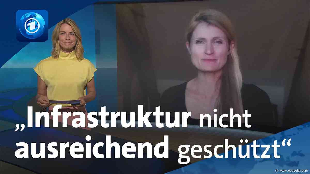 Sicherheitsdebatte nach Fund von Sprengstoff-Drohne I tagesthemen-Interview
