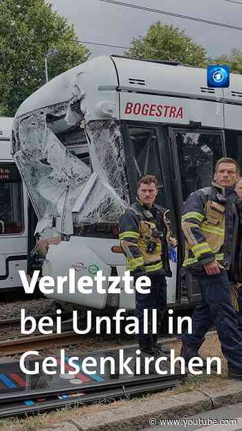 Schwerer Straßenbahnunfall in #Gelsenkirchen #tagesschau