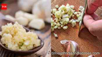 Should garlic be crushed or chopped? Science says it matters