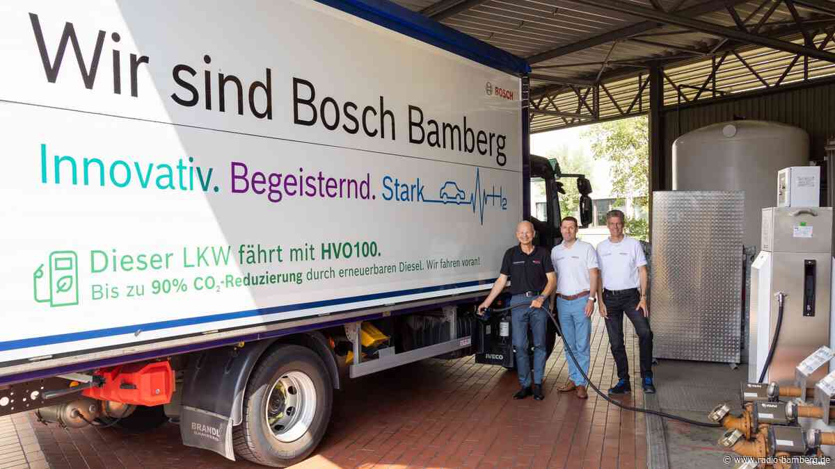 Bosch Bamberg setzt auf klimafreundlicheren Kraftstoff für Logistikflotte
