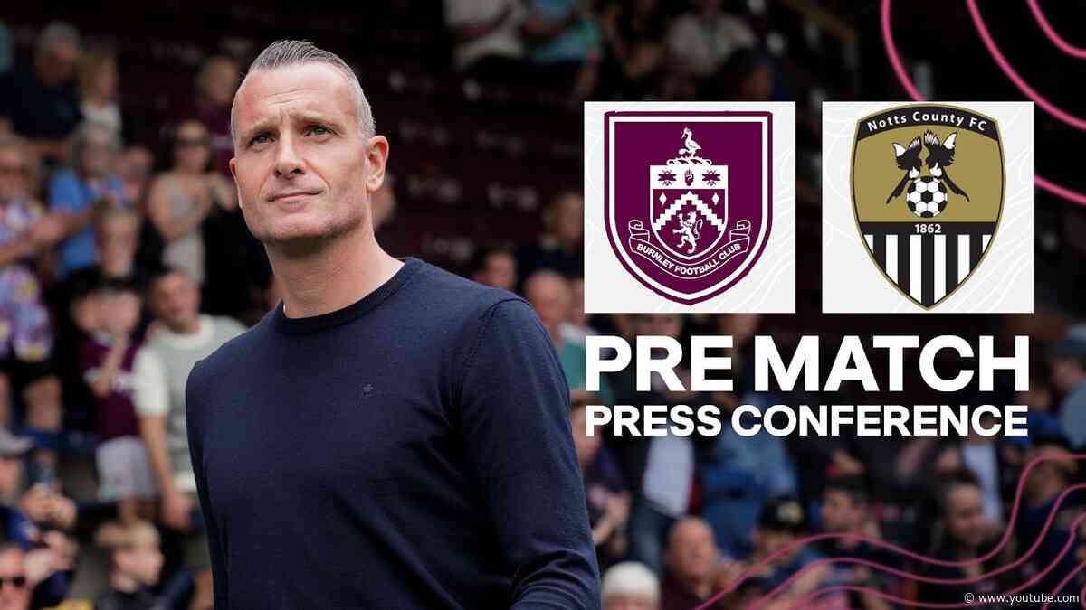 Nicky Hayen's Press Conference Ahead Of Notts County Cup Action | PRESS | Burnley v Notts County