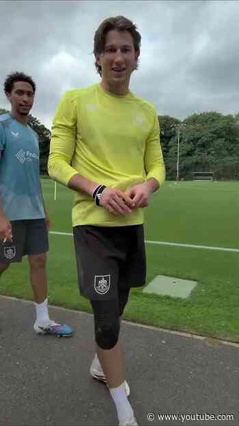 We join Martha at our open training session earlier this week 🙌 #burnleyfc #football #efl