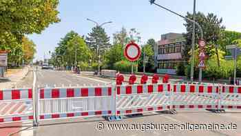 Baustelle behindert Verkehr: Diese größere Straße in Göggingen ist gesperrt