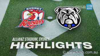 NRL Highlights: Roosters v Bulldogs - Round 23