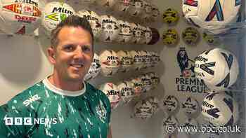 Meet the man with a museum of footballs