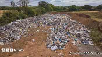 'Deliberate and serious' waste dump found in field