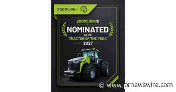 El tractor híbrido Zoomlion DV3504 ha sido preseleccionado en dos categorías de los premios TOTY 2027