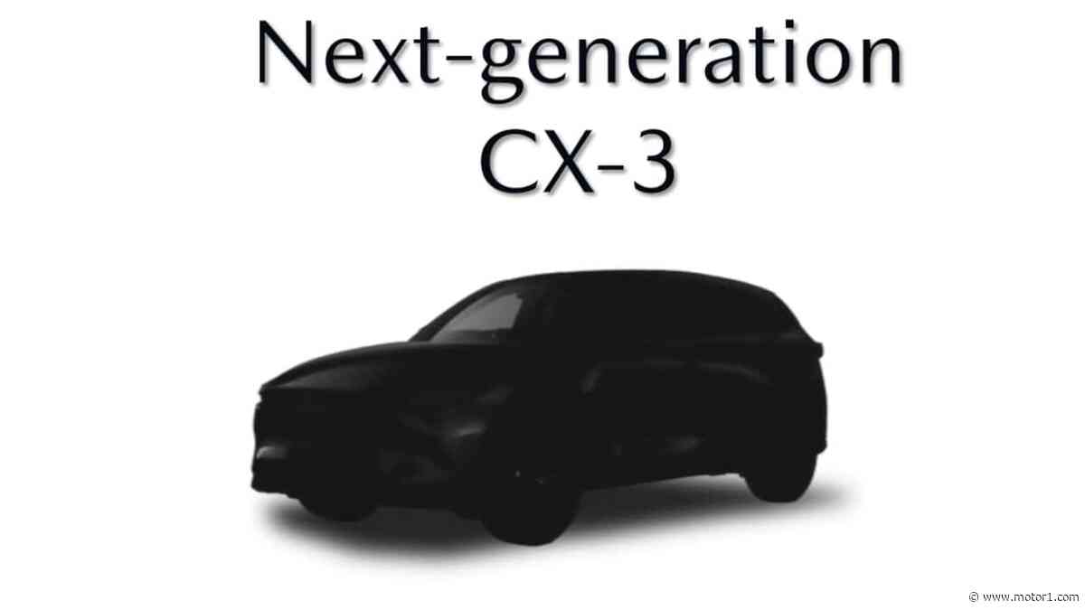 Mazda Confirms CX-3 Is Back—First Teaser Revealed