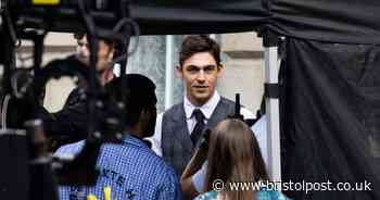 Stars of major TV show Young Sherlock seen filming in Bristol