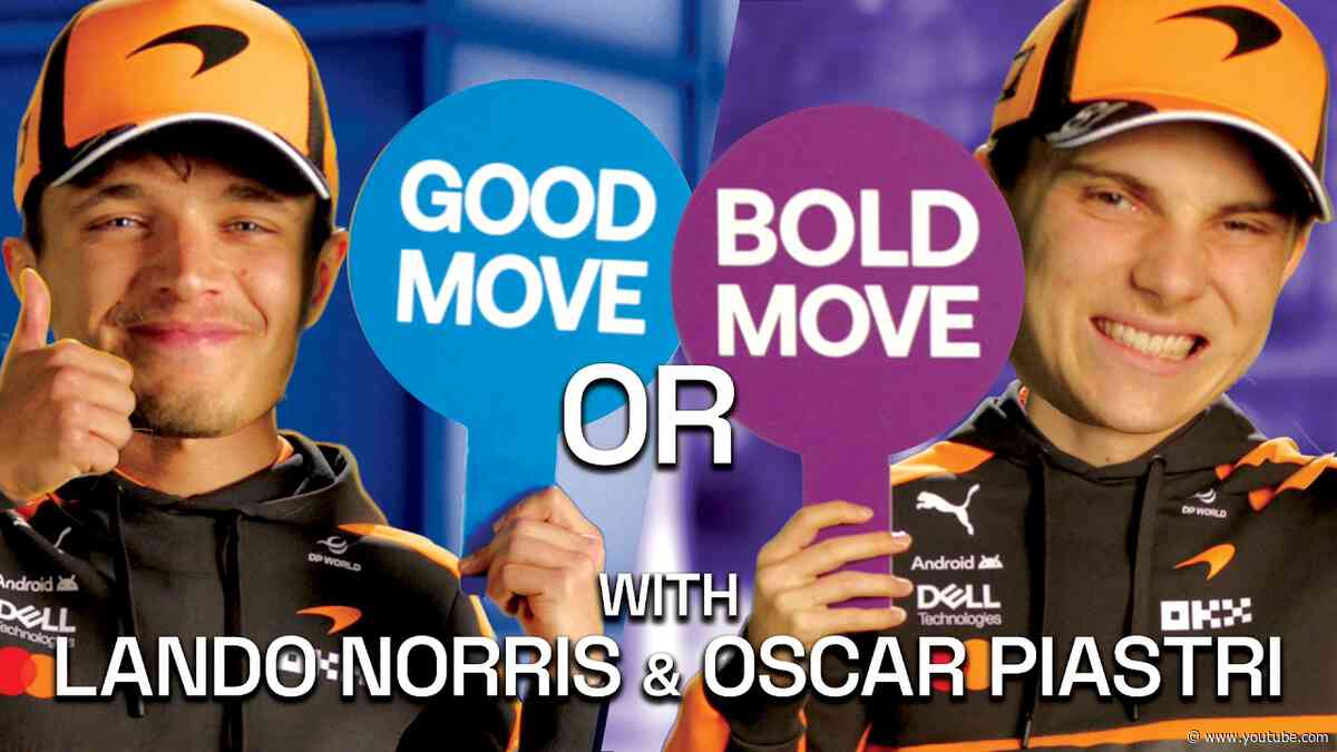 Lando Norris & Oscar Piastri Weigh up Good vs Bold Moves | Presented by Okta