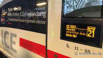Technische Probleme: ICE Berlin-Paris fährt vorerst nicht mehr