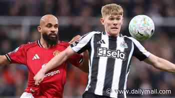 Revealed: Man United made another enquiry for Newcastle and England defender Lewis Hall - as Michael Carrick looks to strengthen left back options