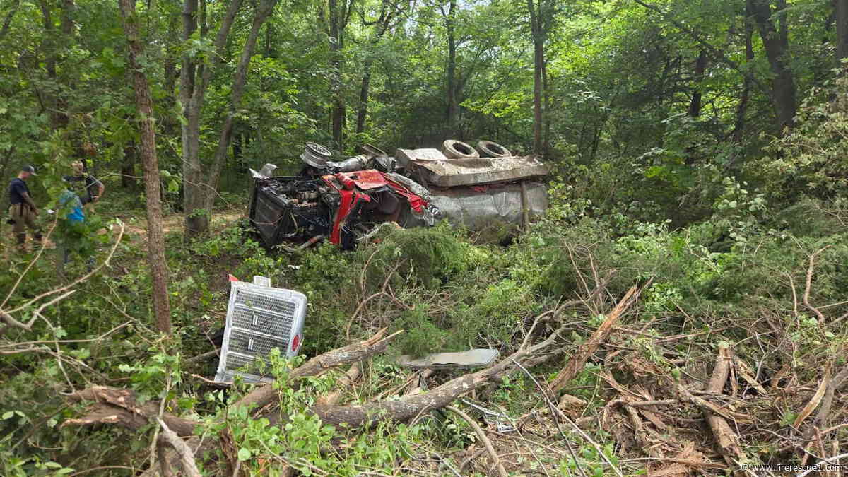 2 Okla. firefighters critically injured in tanker rollover