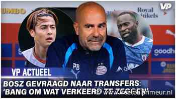 Bosz gevraagd naar gevoelig transfertarget bij PSV: 'Ga daar niet over praten'