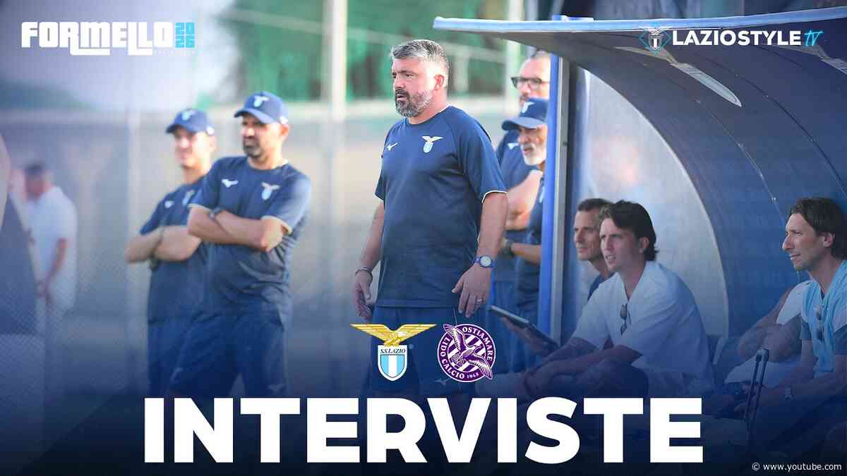 🗣️ LE INTERVISTE POST LAZIO-OSTIAMARE