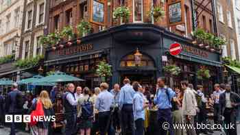 Why there is a row about standing up while drinking in central London