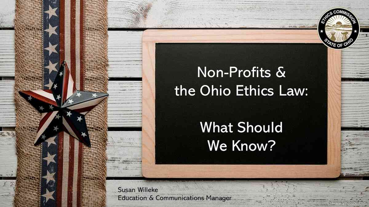 Ohio Ethics Law Training for City of Columbus Partners