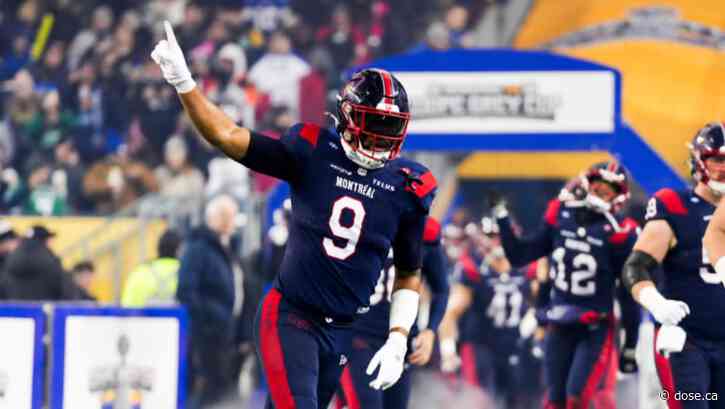 Four key players will be missing for the Alouettes against the Elks, including Geoffrey Cantin-Arku