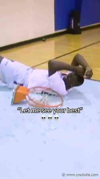 HE DEF SHOWED HIS BEST #dunk #throwback