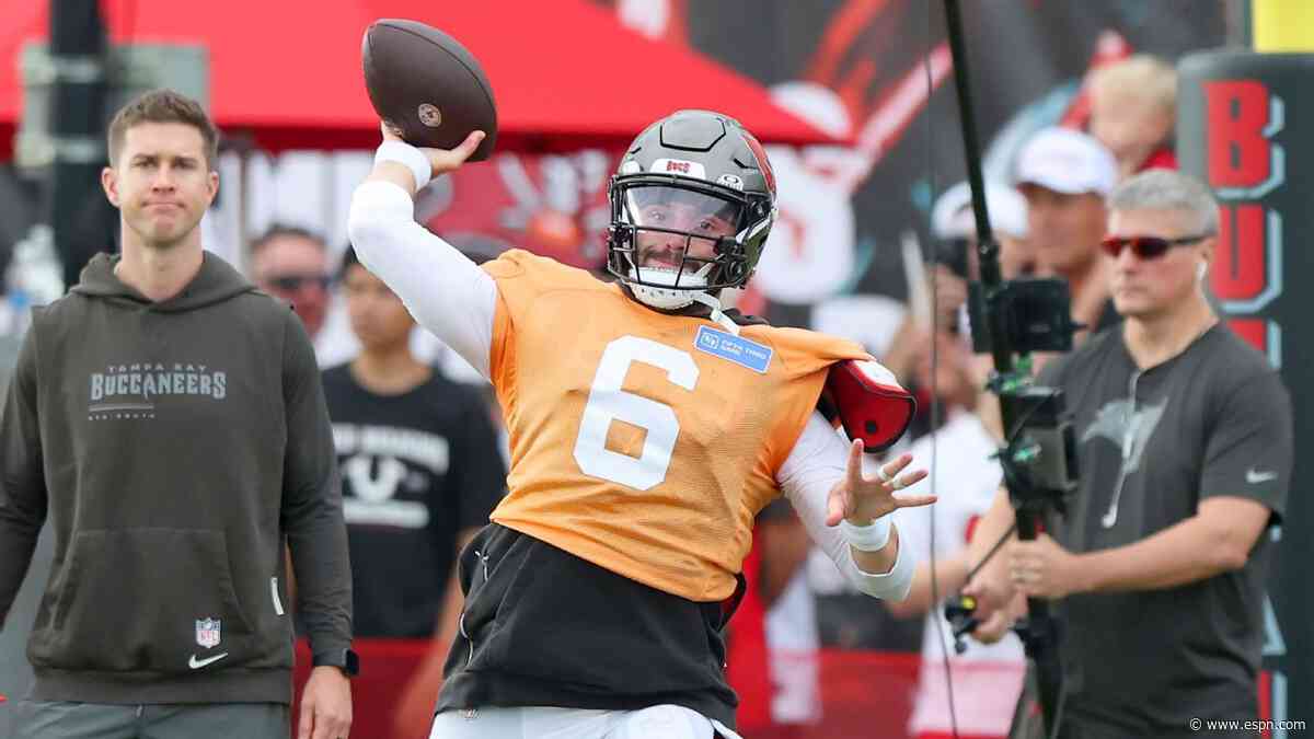 Latest news, buzz from training camps: Brock Purdy shows off focus; Baker Mayfield feels the heat