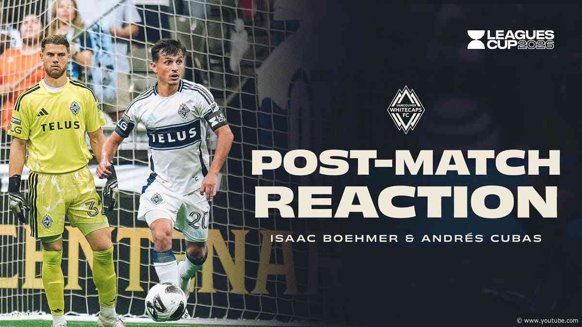 Isaac Boehmer and Andrés Cubas Post-Match Reaction vs Atlante FC | Leagues Cup