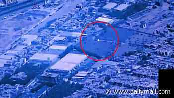 Trump releases new UFO footage as files expose silent 500ft triangle over US base and mysterious body with indecipherable markings