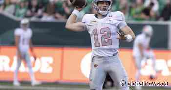 Rourke expected to start for B.C. Lions