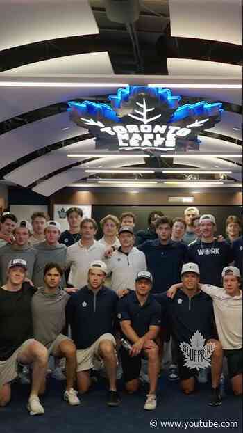 The Maple Leafs Dressing Room